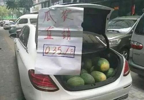 吃瓜吃到自己车,车主意外“瓜”掉爱车